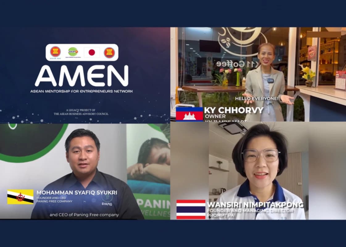 ASEAN Mentorship for Entrepreneurs Network (AMEN) Drives the Sustainable Development of ASEAN Economy
